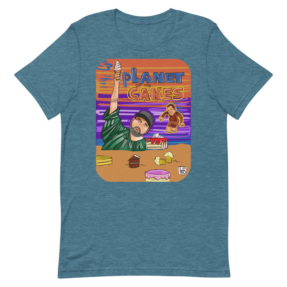 Dannywood - Planet of the Cakes (Starring Dan LeBatard) - Lebo Short-Sleeve Unisex T-Shirt